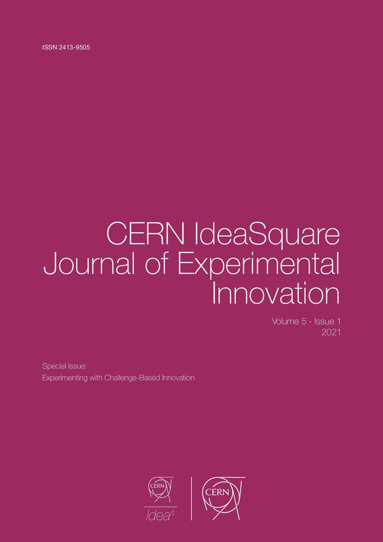 					View Vol. 5 No. 1 (2021): Special issue: "Experimenting with Challenge-Based Innovation"
				