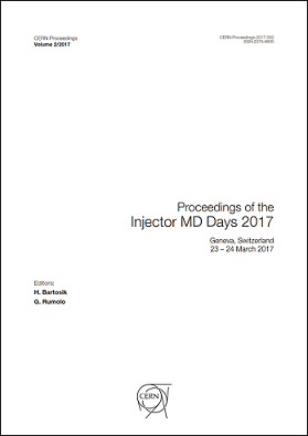 					View Vol. 2 (2017): Proceedings of the Injector MD Days 2017
				