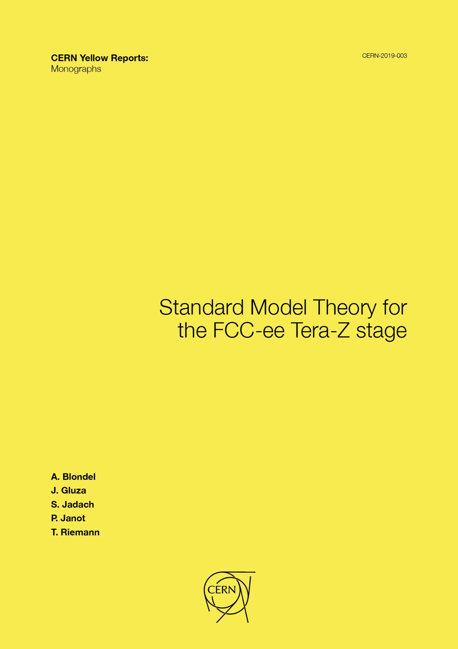 					View Vol. 3 (2019): Standard Model Theory for the FCC-ee Tera-Z stage
				